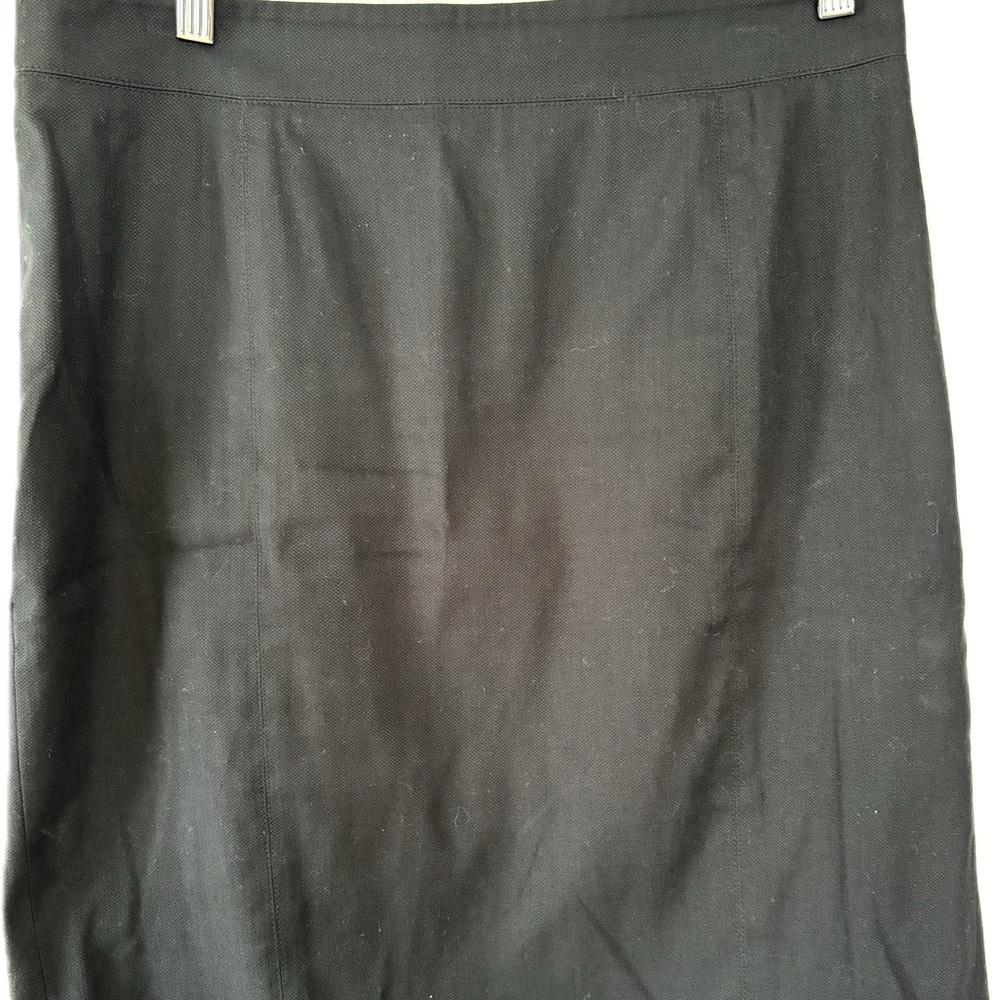 Ann Taylor Elegant Black Pencil Skirt